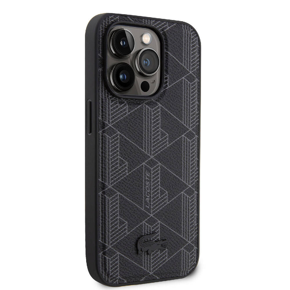 Lacoste iPhone 15 Pro Orjinal Lisanslı Magsafe Şarj Özellikli PU Deri Görünümlü Karışık Monogram Desenli Telefon Kılılfı - 7 Lacoste iPhone 15 Pro Orjinal Lisanslı Magsafe Şarj Özellikli PU Deri Görünümlü Karışık Monogram Desenli Telefon Kılılfı - 7
